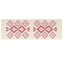 Ver imagem 2 de Tapete Passadeira Boho Gaia 45x140cm Pink - Antiderrapante