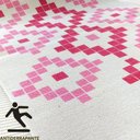 Ver imagem 3 de Tapete Passadeira Boho Gaia 45x140cm Pink - Antiderrapante