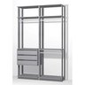 Módulo para Closet 3 Cabideiros 3 Gavetas  - 2