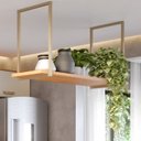 Ver imagem 1 de Prateleira Suspensa de Teto para Cozinha