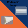 Rodameio Poliestireno 4cm Classico 2metros Branco Rodapeshop - 4