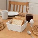 Ver imagem 3 de Jogo 12 Travessas Retangulares 1,4l Plástico Branco Saladeira Coza Uno Servir Buffet Restaurante