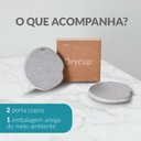 Ver imagem 3 de Porta Copos de Terra Diatomácea Seca Rápido Drycup Momo Lifestyle (2 Unidades)