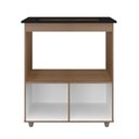 Ver imagem 5 de Balcão para Cooktop Elisa 5 Bocas 2 Portas Savana Off White Moblis