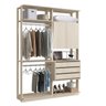 Módulo para Closet 2 Portas 3 Gavetas 2 Cabideiros  - 1