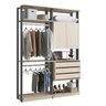 Módulo para Closet 2 Portas 3 Gavetas 2 Cabideiros  - 1