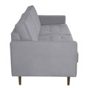 Ver imagem 5 de Sofá 3 Lugares 200cm Dior Cinza