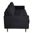 Ver imagem 5 de Sofá 3 Lugares 200cm Dior Preto