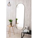 Ver imagem 3 de Espelho Decorativo Grande Oval com Moldura Metal Corpo Inteiro 170 X 70 Cm Industrial