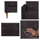 Ver imagem 7 de Sofá 3 Lugares 200cm Dior Marrom