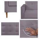 Ver imagem 7 de Sofá 3 Lugares 200cm Dior Rosa Rosê