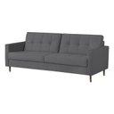Ver imagem 4 de Sofá 3 Lugares 200cm Dior Cinza Chumbo