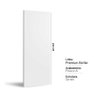 Porta Interna Lisa com Pintura Uv Branco Premium - 210x70 - 1