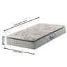 Colchão Solteiro Anjos Espuma Pillow Top D33 Hanover One 88x188x22 - FIRME - 2