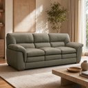 Ver imagem 3 de Sofá 3 Lugares para Sala de Estar 230cm Boston L06 Couro Fendi - Lyam Decor
