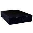 Ver imagem 2 de Base Box Bau Casal Suede Premium Santo Box 47x138x188:preto