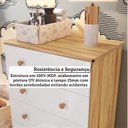 Ver mais imagens de Quarto de Bebê com Cômoda 4 Gavetas e Berço 4 em 1 Minicama 100% MDF Mike Espresso Móveis Branco/Brilho/Amêndoa