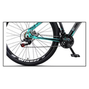 Ver imagem 3 de Bicicleta Off Firefly Aro 29 - 24 Marchas Cor:grafite/azul;tamanho do Quadro:21"