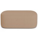 Ver imagem 4 de Cabeceira Cama Box 100cm Lanna com Puff Recamier Doha W01 Linho Bege Escuro - Lyam Decor