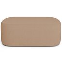 Ver imagem 7 de Cabeceira Cama Box 100cm Lanna com Puff Recamier Doha W01 Linho Bege Escuro - Lyam Decor