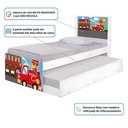 Ver imagem 3 de Bi Cama Juvenil Zap com Cabeceira Bombeiro