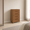 Ver imagem 2 de Cômoda Slim 4 Gavetas para Quarto Cinamomo Formimóveis