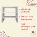 Ver imagem 5 de Escaninho Organizador de Mesa Branco 30x20x30cm