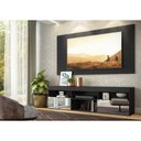Ver imagem 2 de Rack Com Painel Tv 65" E Espelho Flórida Multimóveis V3137 Preto Preto