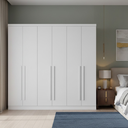 Ver imagem 1 de Modulo de Casal Safira para Guarda Roupa em Mdf com 6 Portas e 8 Gavetas Una Mobília