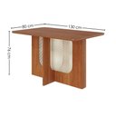Ver imagem 3 de Mesa de Jantar Louise Mdf com 4 Cadeiras Estofadas Suede Joli Molci