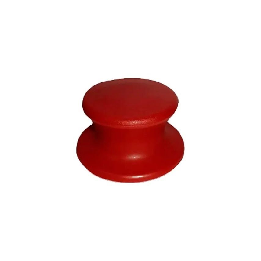 Kit 20 Pegador Puxador Tampa Vidro e Ferro Panela Vermelho - 2