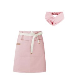 Avental de Cintura e Faixa Rosa Chef Cozinha Confeitaria Spa - 1