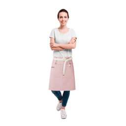 Avental de Cintura e Faixa Rosa Chef Cozinha Confeitaria Spa - 2