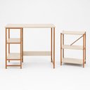Ver imagem 3 de Kit Bancada Gourmet + Estante 3 Prateleiras com Cobre e Off White Klm Store