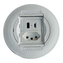 Ver imagem 1 de Caixa Embutir 1 Tomada 2 Usb (tipo A+c) Moveis Escritorio