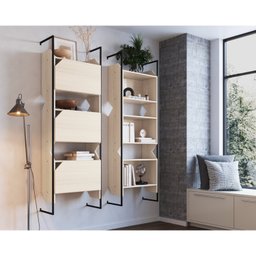 Estante Suspensa 3 Portas Soul Moderno  - 1