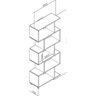 Estante Regular 5 Nichos - 3