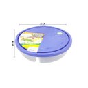Ver imagem 2 de Kit 4 Potes Conservador De Alimentos Com Tampa 4 Divisórias Premier Plástico Livre de BPA Nitron Cor