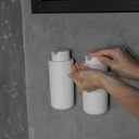 Ver imagem 6 de Saboneteira Dispenser Parede 500ml Bege Eleve Sabonete Liquido ou Banheiro