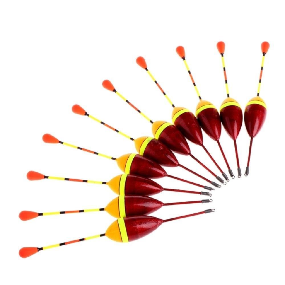 ISCA BOIA KIT 100 UNIDADES PESCA FLUTUANTE FLUORESCENTE ACESSORIO VARA MOLINETE EQUIPAMENTO DE