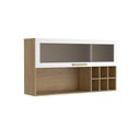 Ver imagem 7 de Cozinha Completa com Pia 2 Gav Branco/carvalho Axé Bertolini