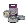 Kit com 3 Luminárias Touch LED Button de Emergência 6500k - 3