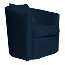 Ver imagem 3 de Kit 2 Poltronas Decorativa Alana Veludo Azul Marinho - Londrilar