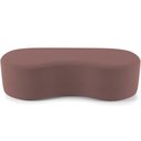 Ver imagem 3 de Puff Decorativo Orgânico para Living Quarto 140cm Orbit W01 Suede Rosê - Lyam Decor