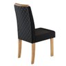 KIT 2 CADEIRAS ELEGANCE ESPALDAR MEL LM VEL PRETO - 4
