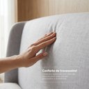 Ver imagem 7 de Cama Estofada Queen com Estrutura Reforçada e Design Moderno Florença Cinza