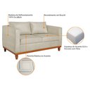 Ver imagem 5 de Kit Sofá 2 e 3 Lugares 180cm Europa Bouclé Bege
