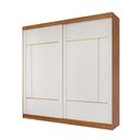 Ver imagem 2 de Guarda-Roupa Casal Elise 2 Portas de Correr 4 Gavetas com 4 Espelhos Grandes Pm Home
