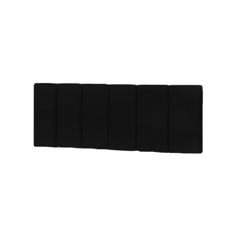 Cabeceira de Cama Casal Dubai 160cm - Preto Courino