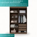Ver imagem 5 de Guarda-roupa Solteiro 4 Portas 3 Gavetas Espanha - Mais Móveis Newcanion/offwhite